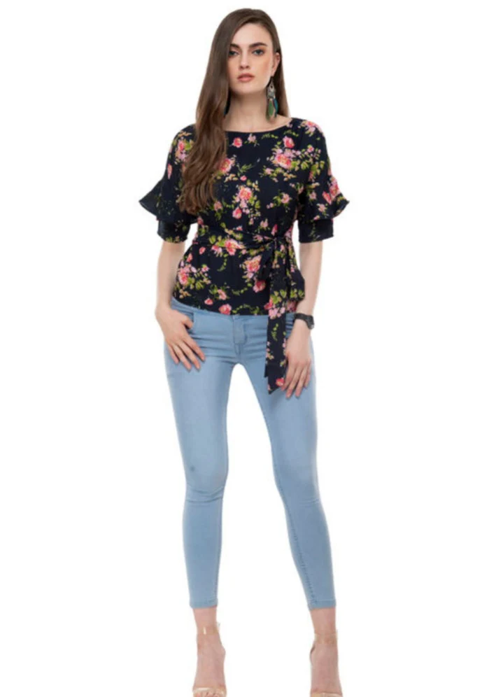New Look Trendy Crepe Women's Tops - Image 9