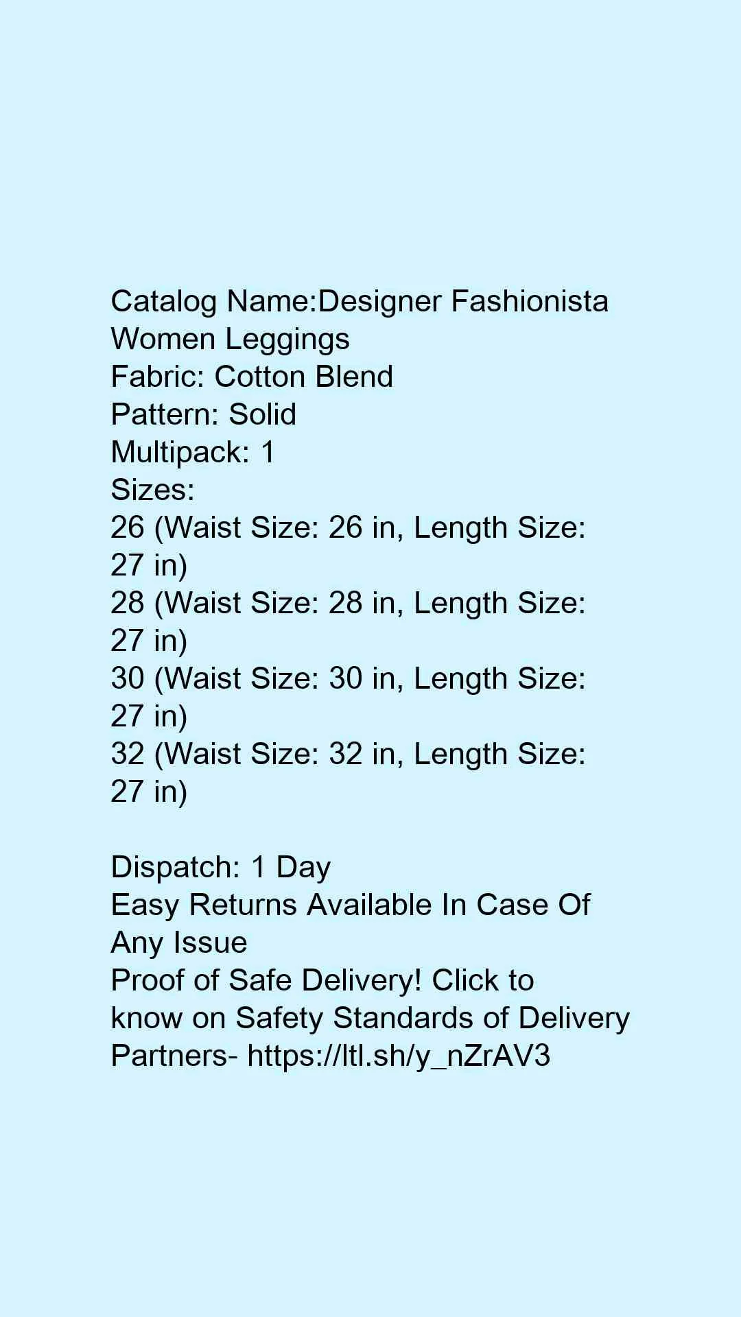 Designer Fashionista Women Leggings - Image 10