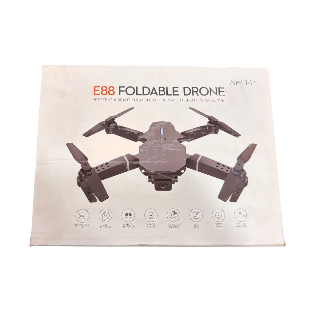 E88 Foldable Drone with HD Camera, WiFi FPV & Gesture Control # - Image 2