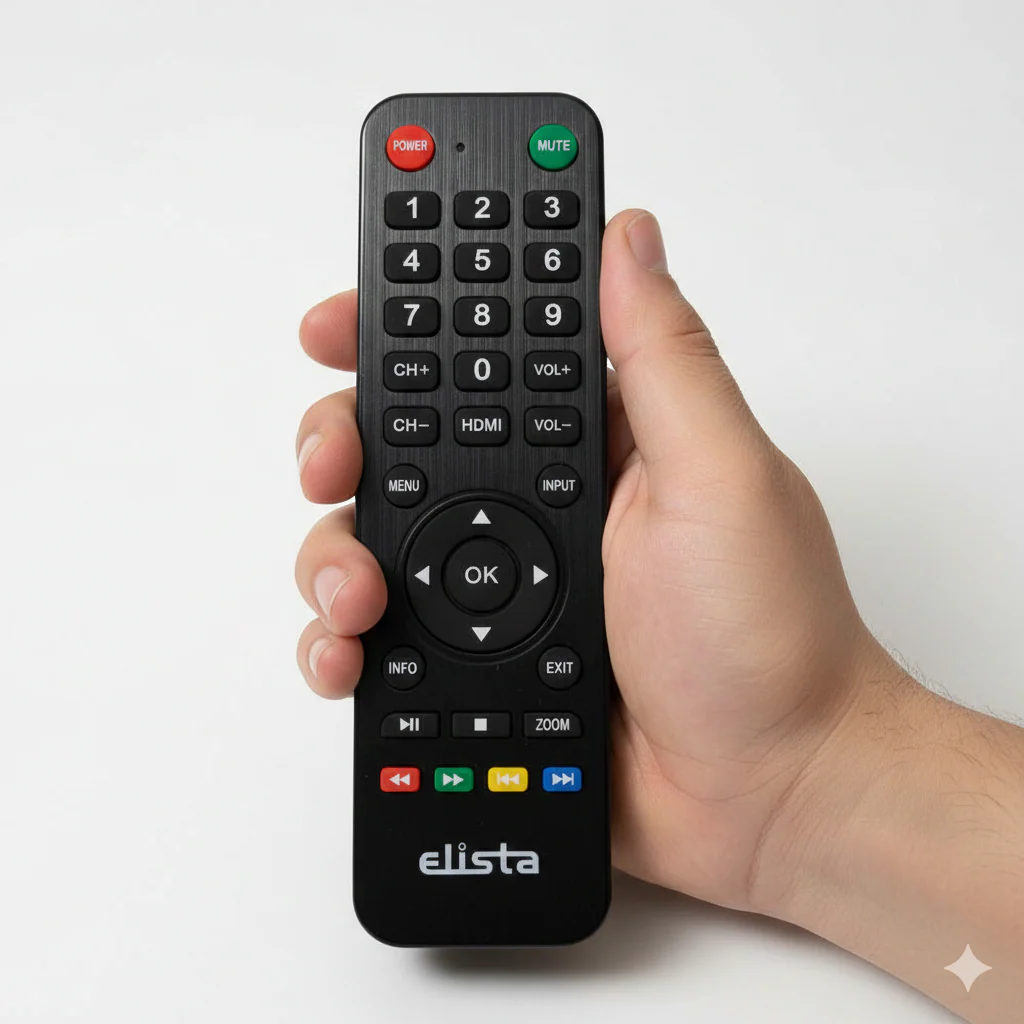 Elista LED TV Remote Control Replacement with HDMI & Input Buttons # - Image 2