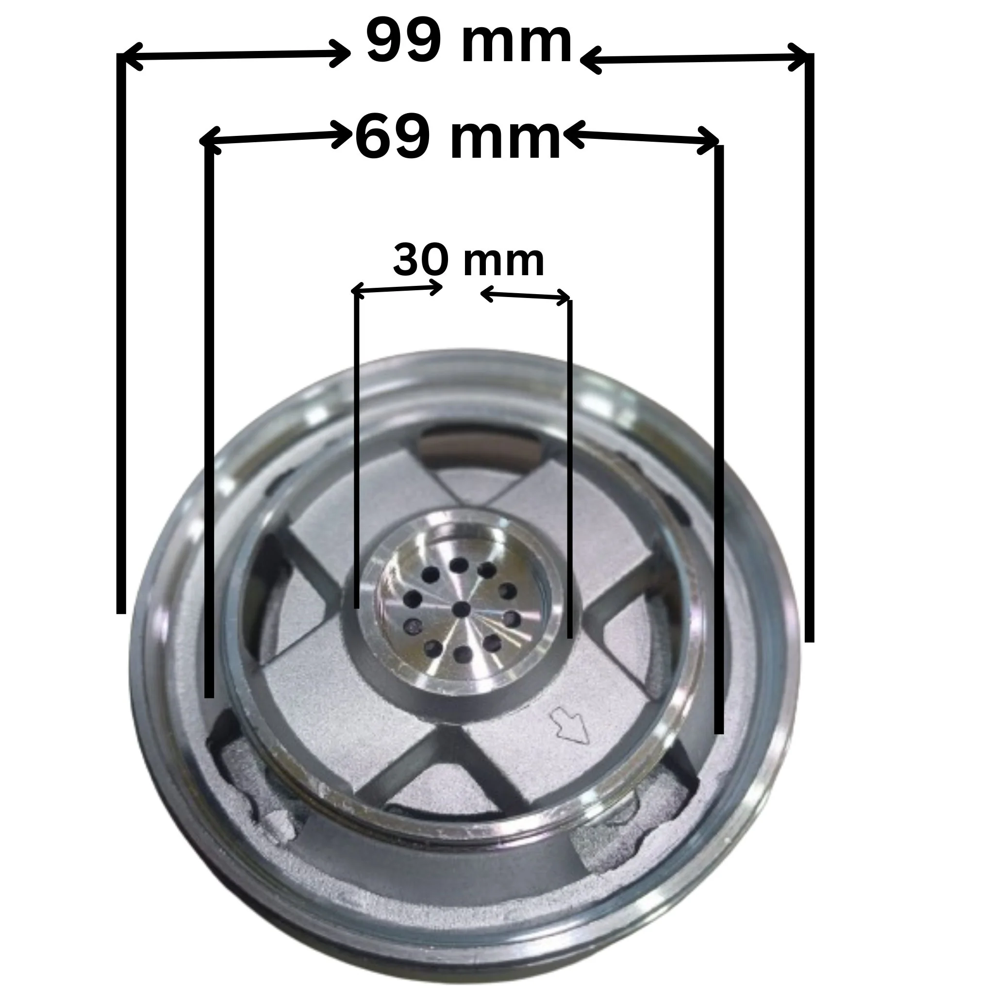 Elica Gas Stove Burner 95 Medium Size - Image 4