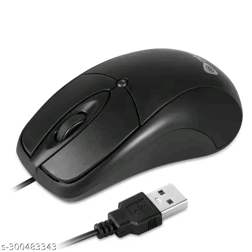 Enter Eternal Wired Optical Mouse – Smooth Precision, Sleek Design (Black) - Image 4