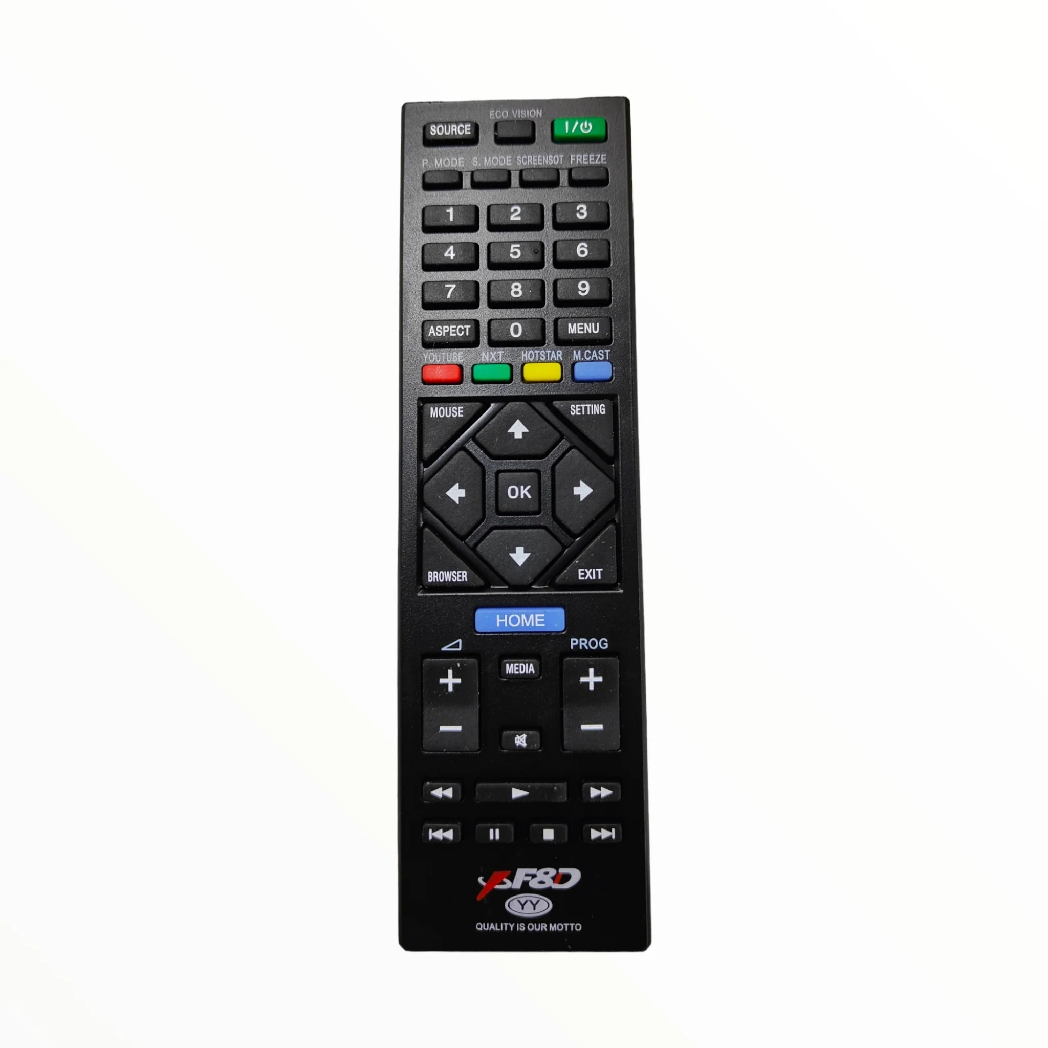 F&D LED TV Remote Control – Compatible Replacement Controller for F&d Smart & LED TVs# - Image 2