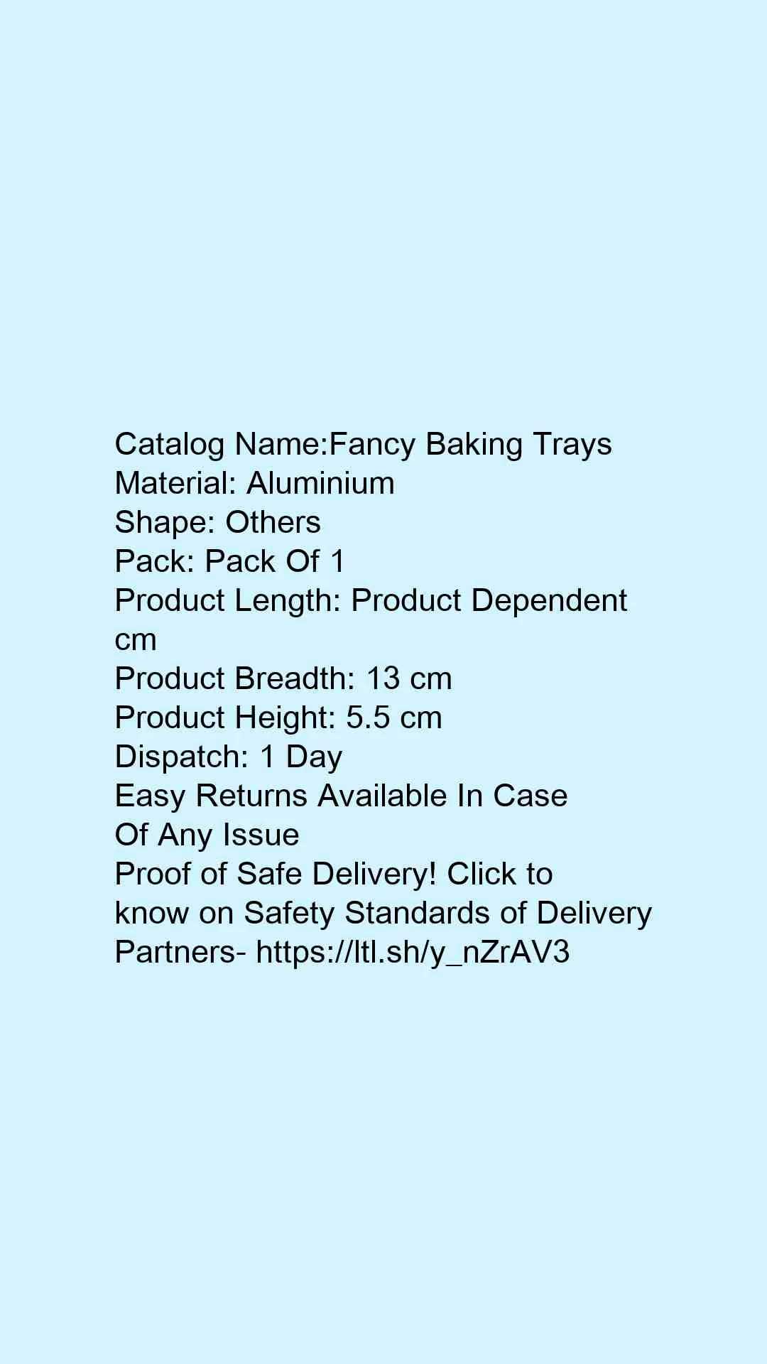 Fancy Baking Trays - Image 3
