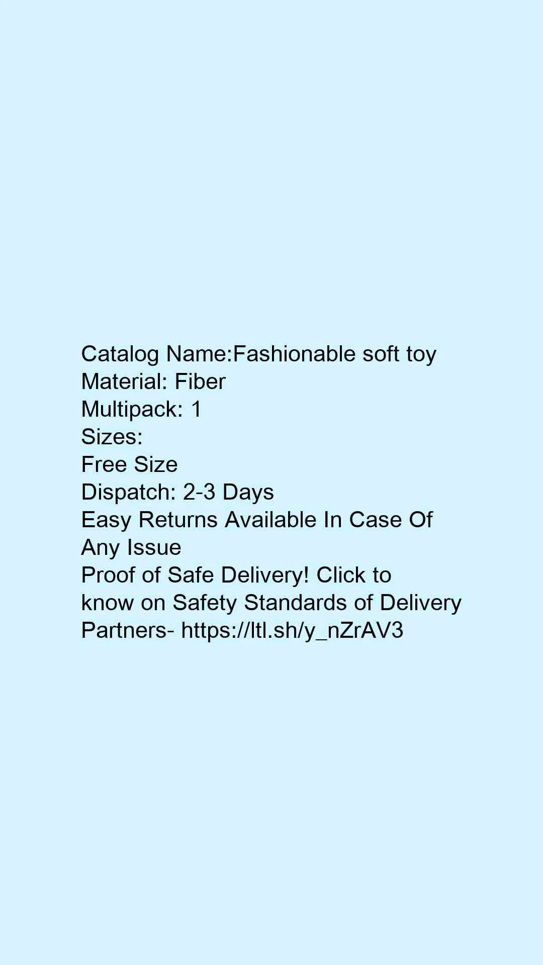 Fashionable soft toy - Image 3