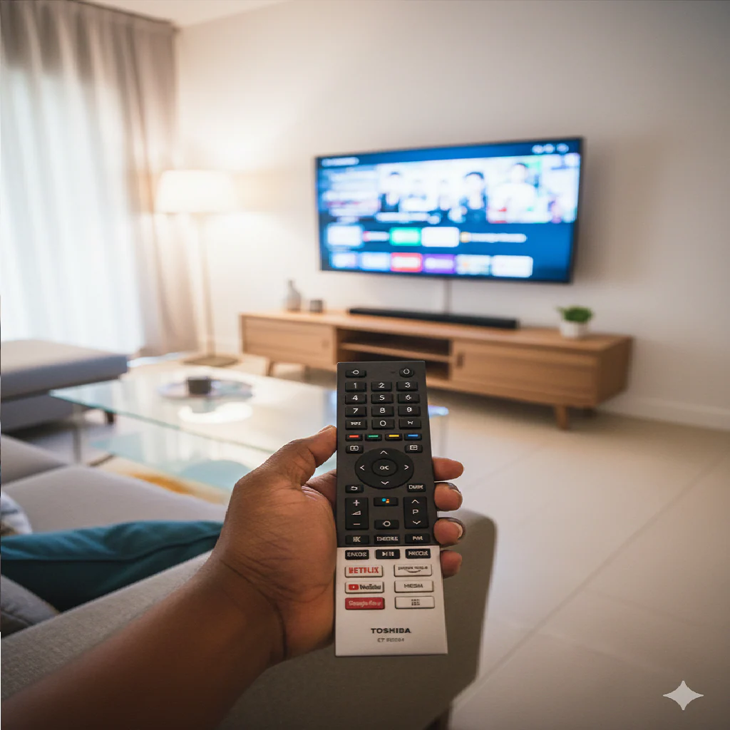 Original Toshiba Smart TV Remote CT-95024 with Voice Control – Genuine Replacement Remote# - Image 3
