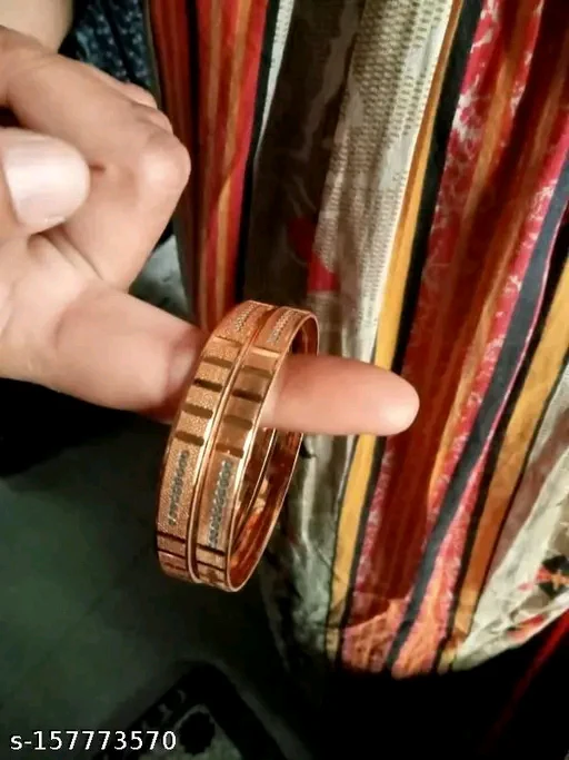 Elegant Gold-Plated Bangle Set – Affordable Luxury for Every Occasion - Image 2