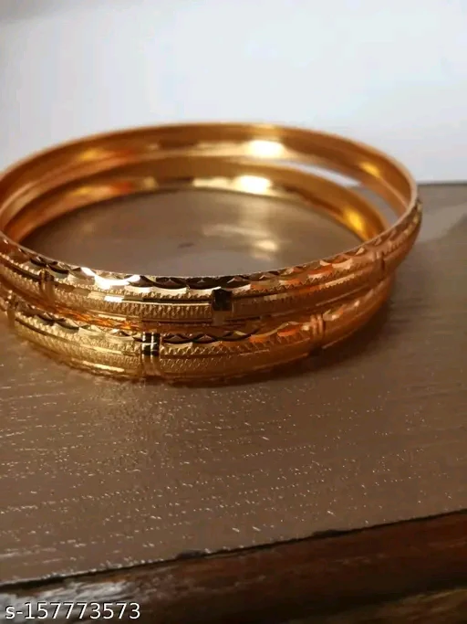 Gold-Plated Bangle Set – Elegant and Affordable Accessory - Image 7