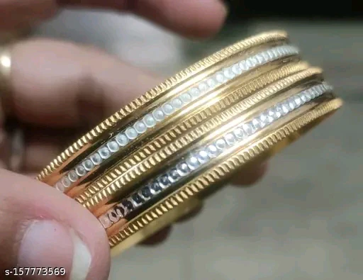 Gold-Plated Bangle Set – Elegant, Affordable, and Stylish - Image 2
