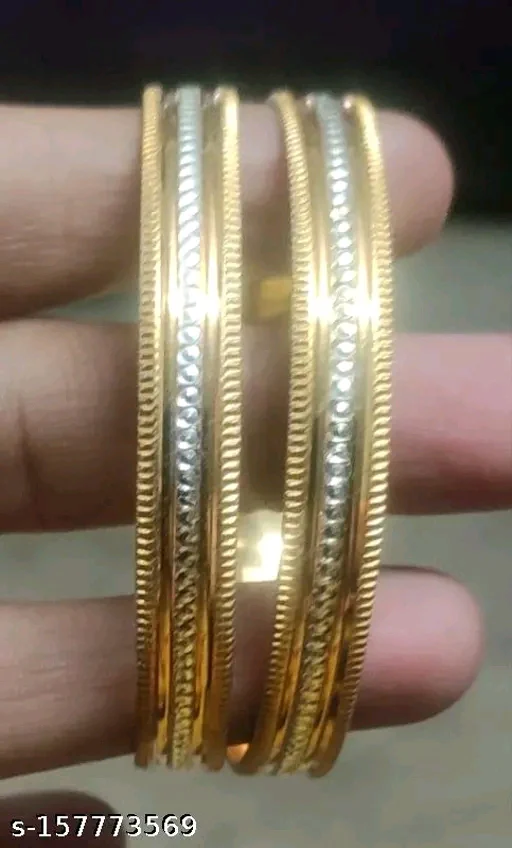 Gold-Plated Bangle Set – Elegant, Affordable, and Stylish - Image 3