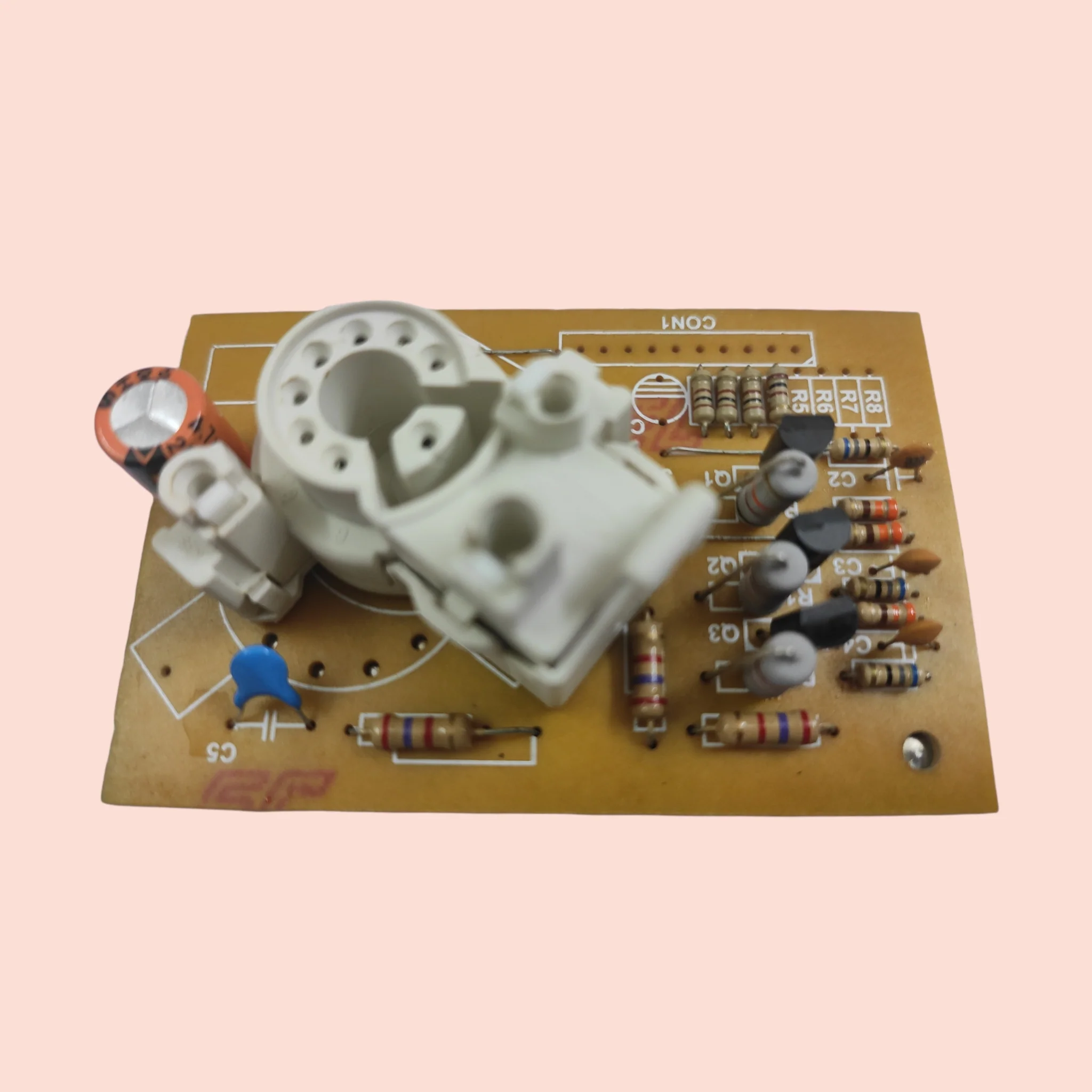 7 Pin Terminals CRT Socket – White, Durable & High-Quality Electrical Connector# - Image 3