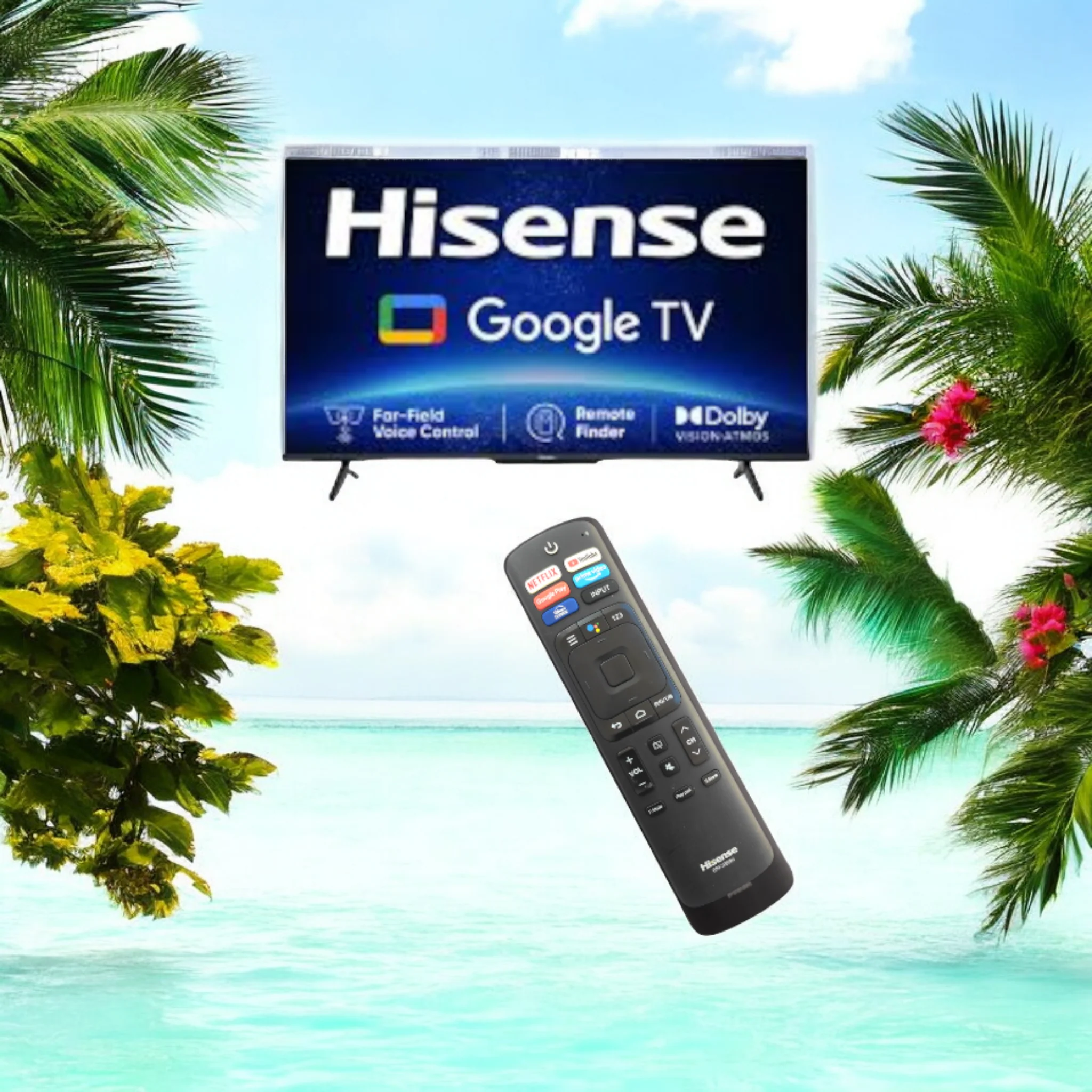 Hisense Smart TV Remote Control ERF3R69H – Voice Control with YouTube, Google Play, Hotstar & Prime Video Buttons# - Image 4