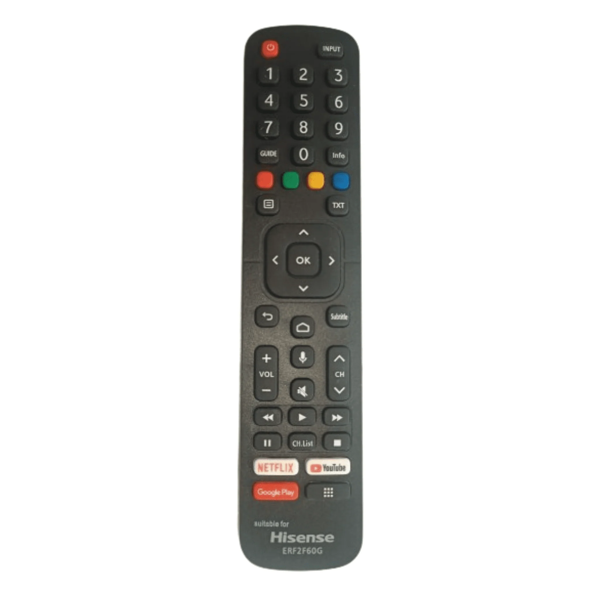 Hisense Smart TV Remote Control – No Voice Function (Compatible Replacement)#