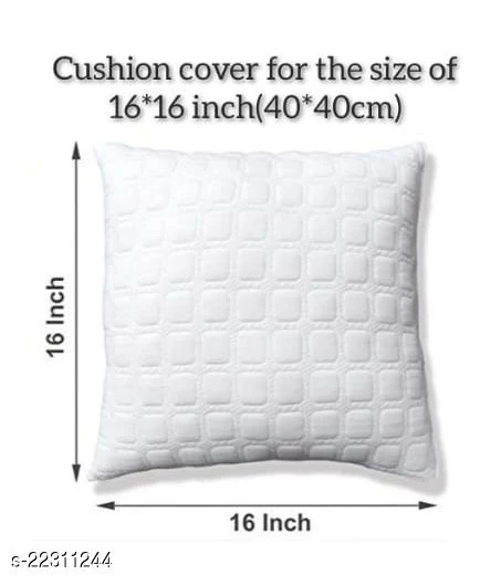 HOMVICTRY heavy jute Cushion covers , set of 5 , Size - 16 inch X 16 inch* - Image 2