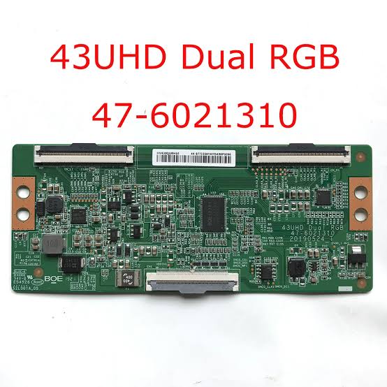 HV430QUBH10 T-Con Board – Replacement for 43" UHD Dual RGB 47_6021310 TVs # - Image 2