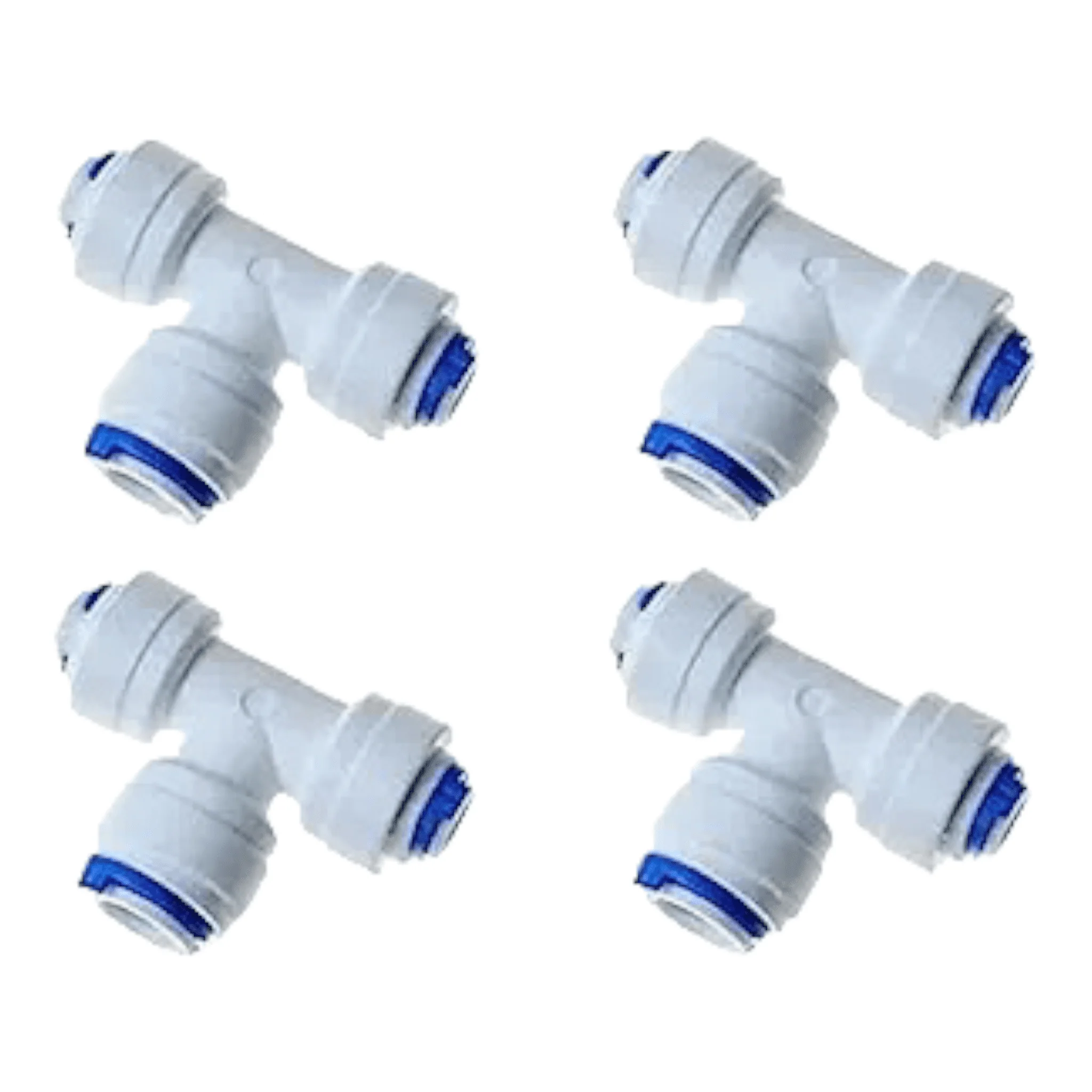 HYDROMODERN Freemind 4 Pcs Plastic RO Reducer Tee Connector Suited