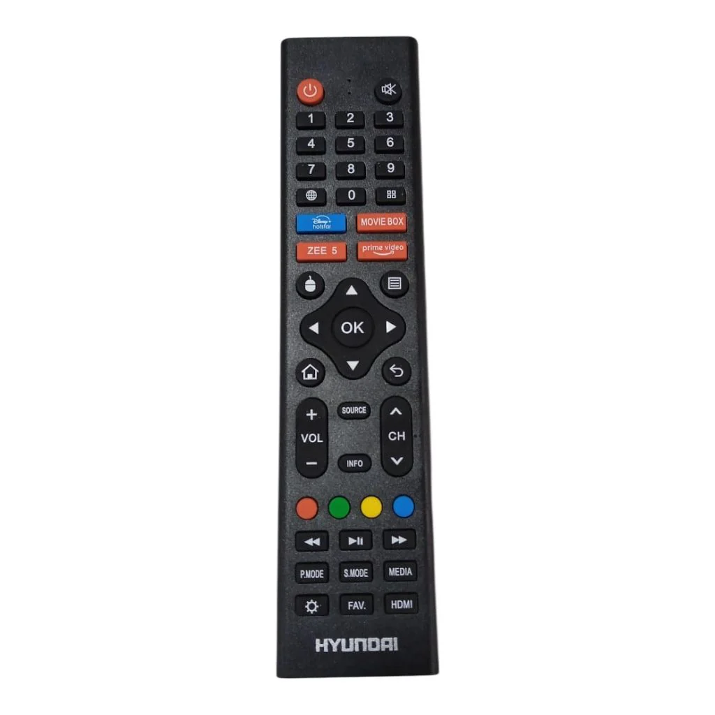 Hyundai Smart LED TV Remote Control – Compatible Replacement with OTT Shortcut Keys #