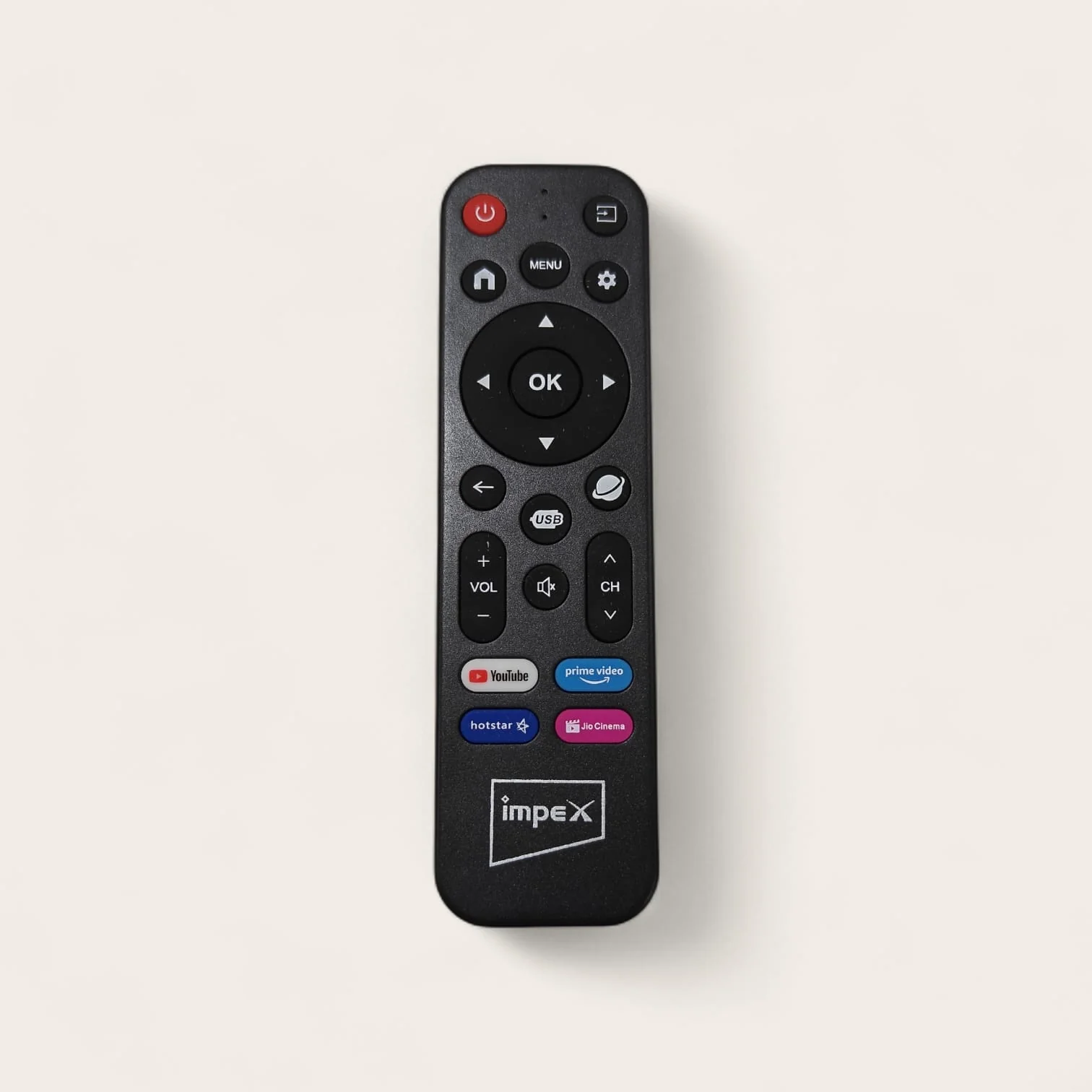 IMPEX Smart TV Remote Control with OTT Hotkeys & Voice Ready Design # - Image 2