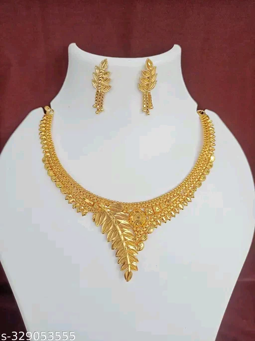 Majestic South Indian Bridal Choker & Necklace Set – Gold-Plated with Ruby Stones - Image 2