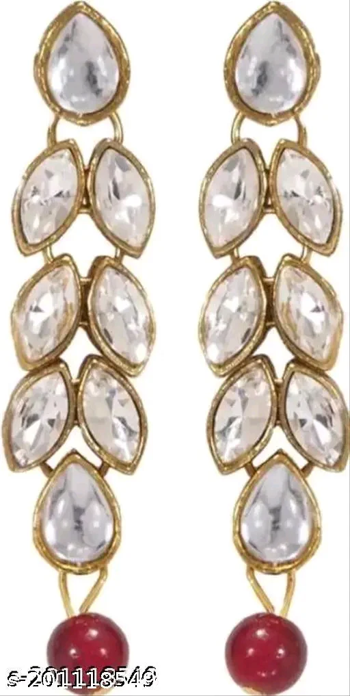 Elegant Gold-Plated Cubic Zirconia Necklace & Earrings Set – Adjustable  Timeless" - Image 4