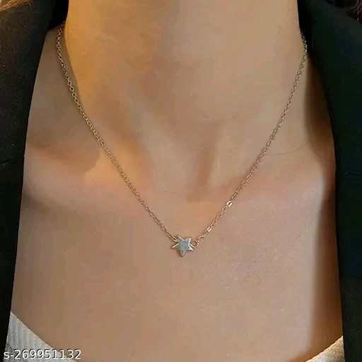 Jewels Galaxy Silver Plated "Six-Pieces" Layered Necklace for Women &amp; Girls - Adjustable Free Size - Image 2