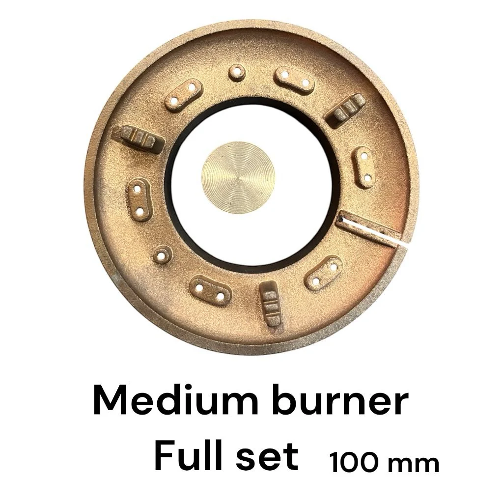 Kaff Full Brass Burner Cap & Flame Spreader Set – All Sizes for Gas Hob/Cooktop (Large 120mm, Medium 100mm, Small 80mm)# - Image 6