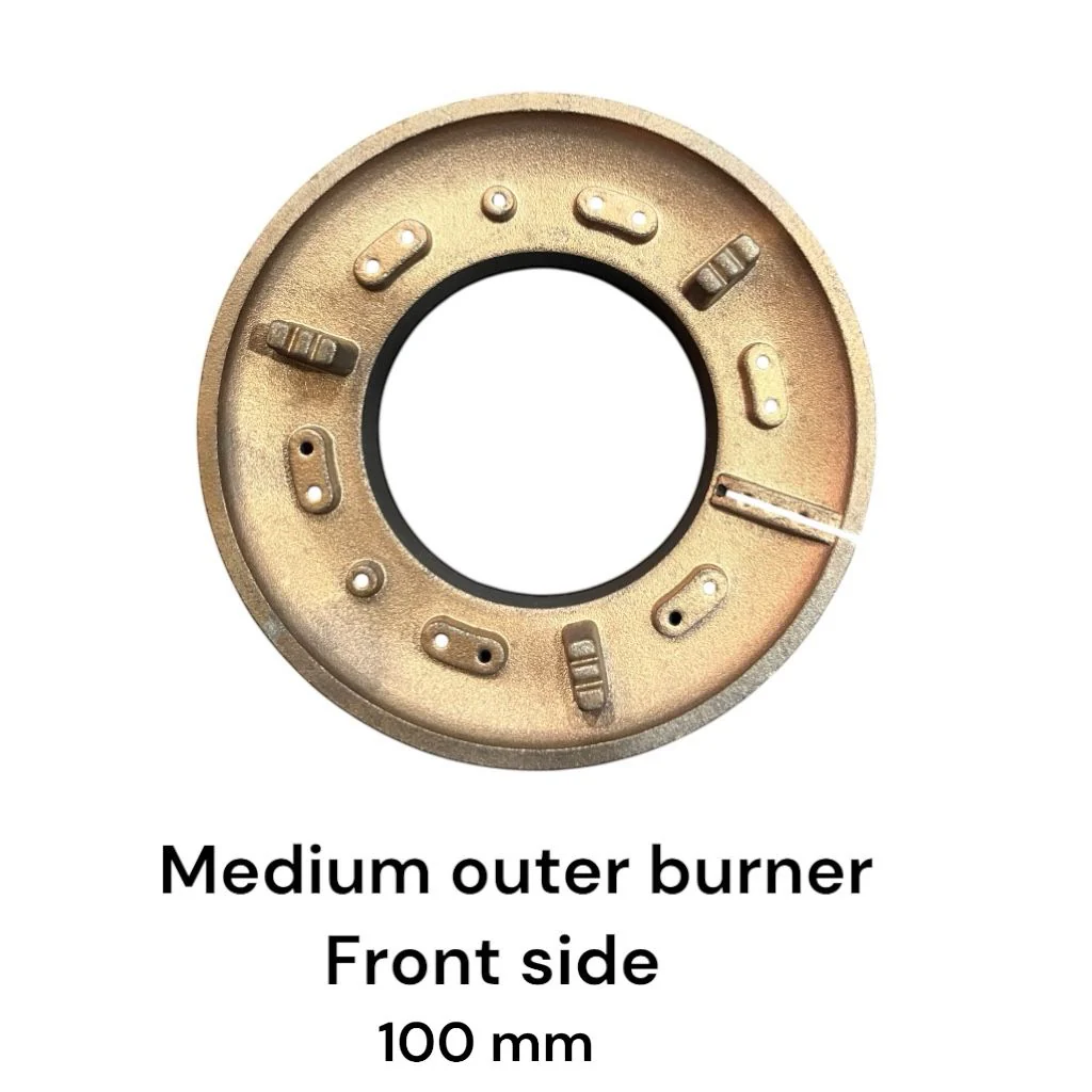 Kaff Full Brass Burner Cap & Flame Spreader Set – All Sizes for Gas Hob/Cooktop (Large 120mm, Medium 100mm, Small 80mm)# - Image 7