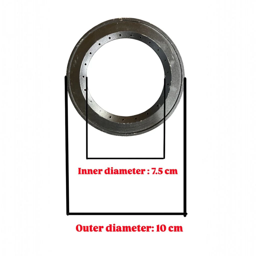 3 Burner Ring Set for KAFF HBR 783B – Brass Burner Rings Only (Compatible with 3.0 / 2.0 / 3.0 kW Heat Flow) – Replacement Burner Ring Set