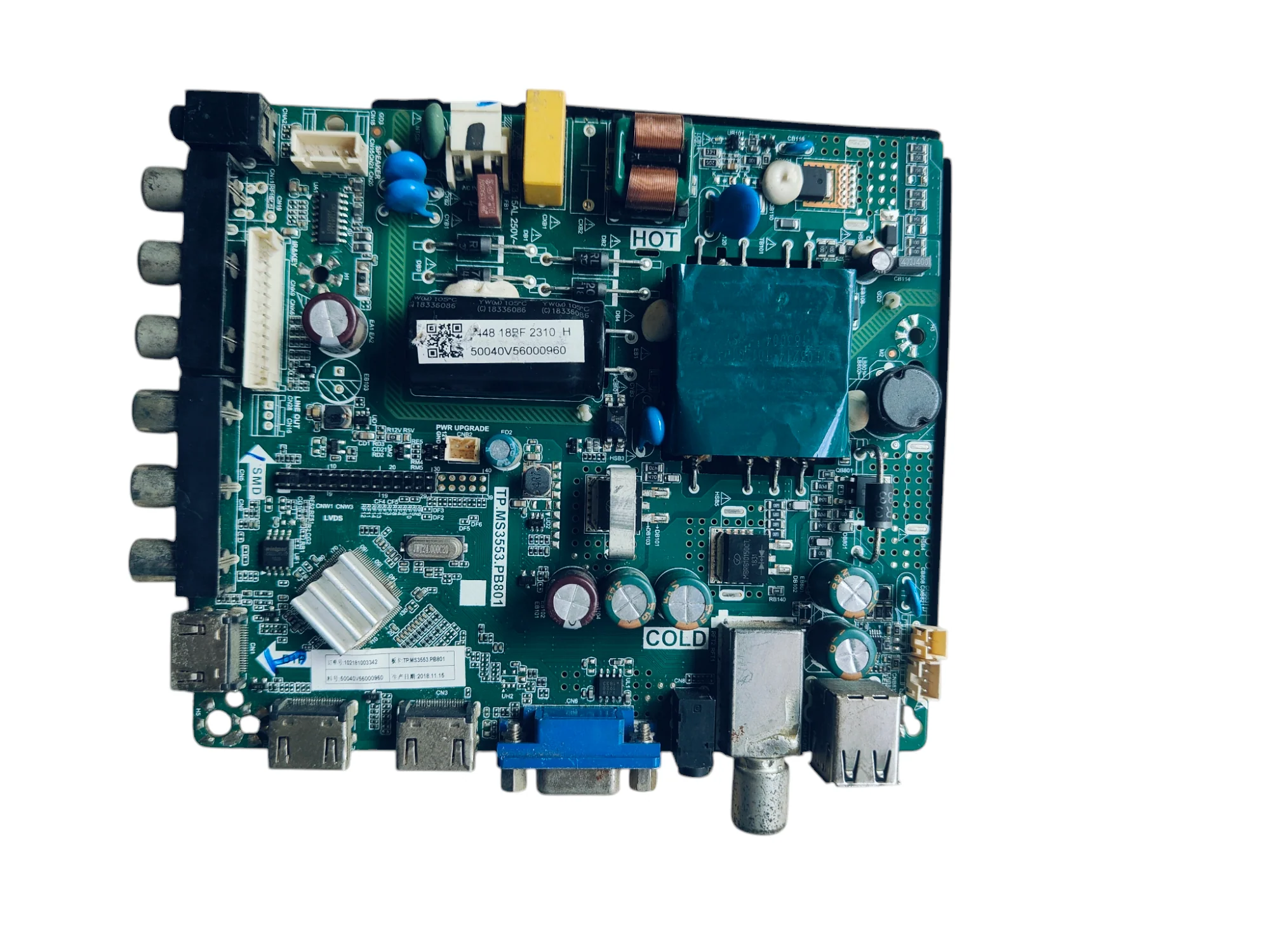 Universal LCD/LED TV Motherboard TP.MS3553.PB801 – Compatible with 32 Inch TVs# - Image 3