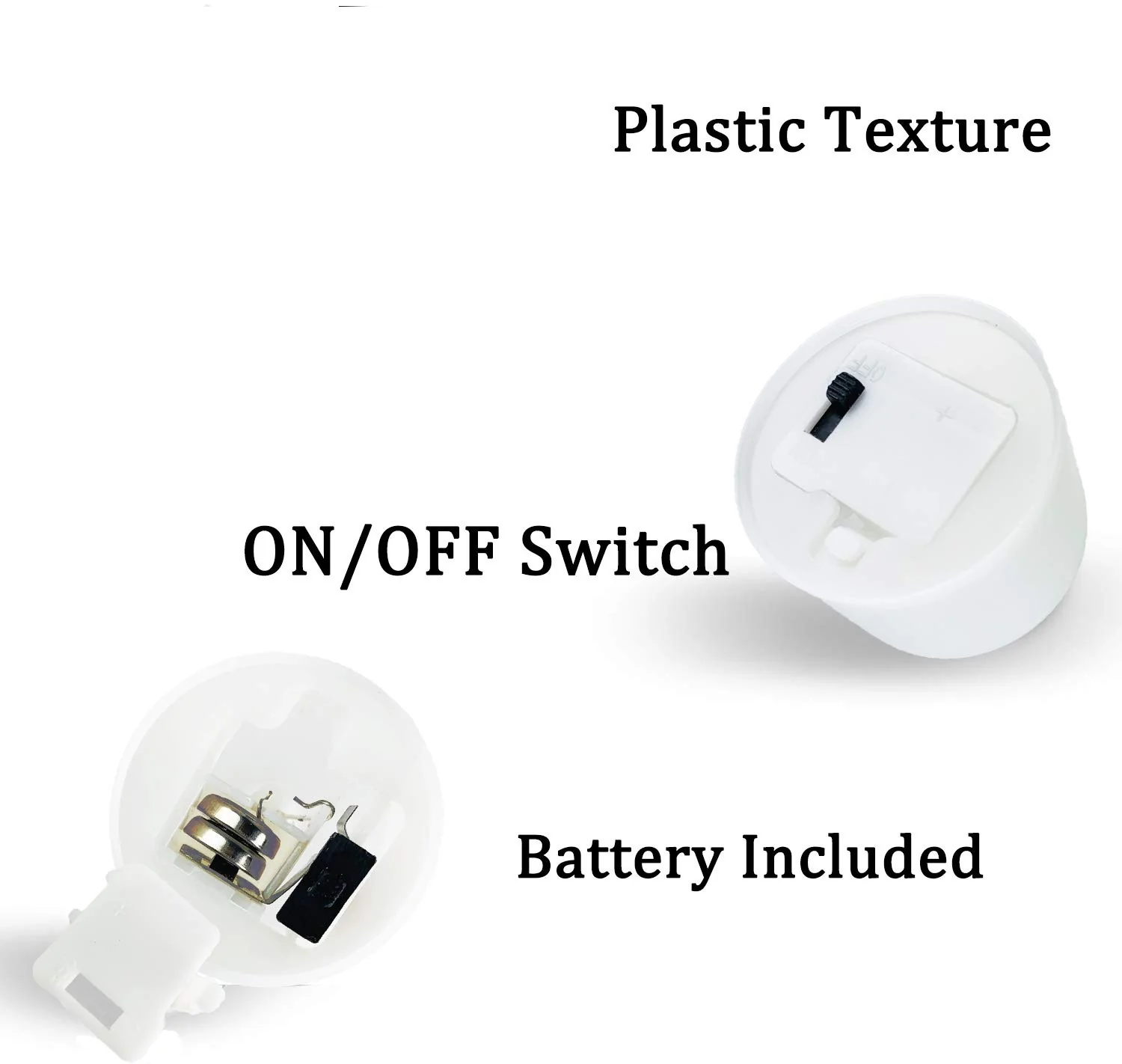 LED Candles With Waterproof Flickering Flameless, Battery Operated 3pcs Combo - Image 2