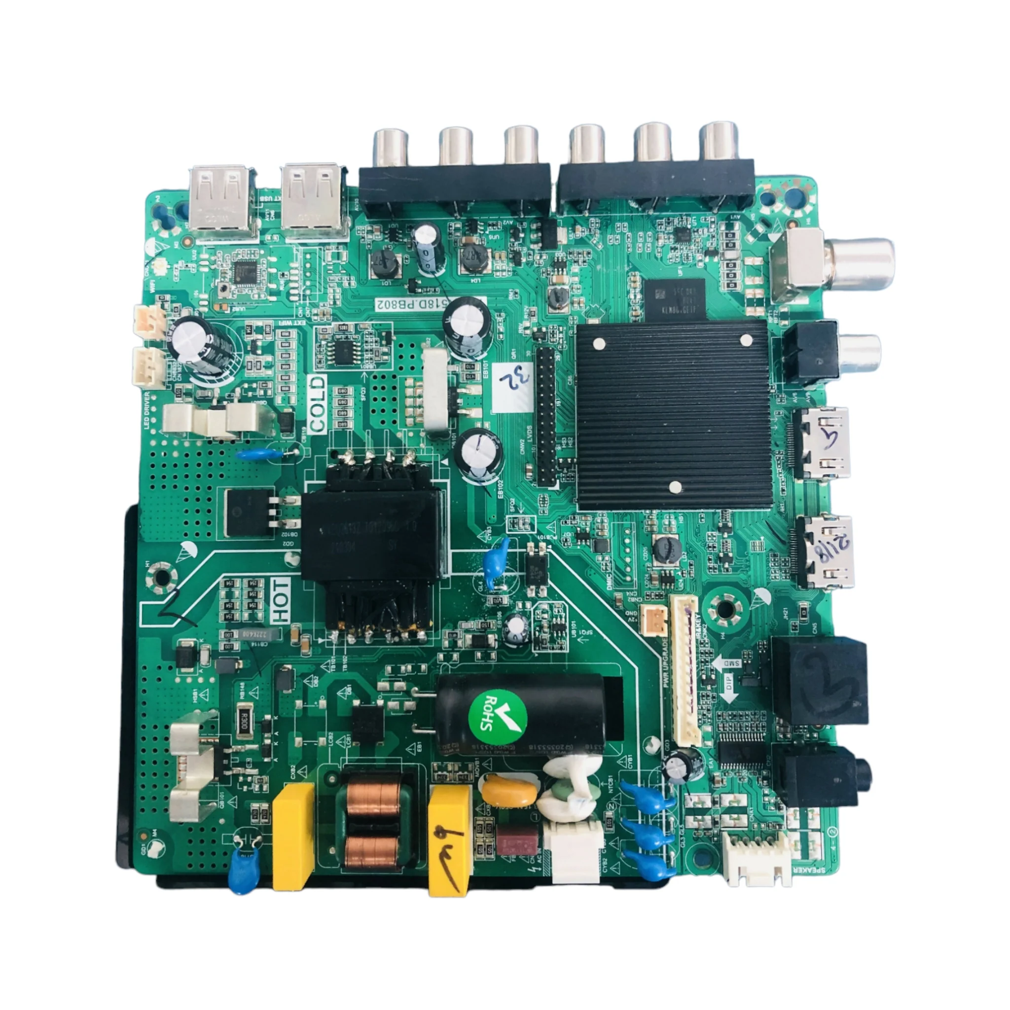 TP.SK518D.PB802 Android Smart TV Motherboard – Universal Combo Board (32″–43″)## - Image 2