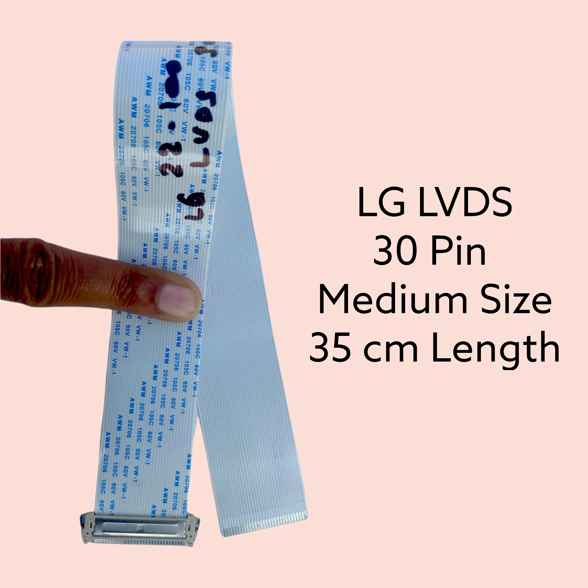 LG 30-Pin LVDS Cable – Medium Size Display Connector for LCD Screens & Monitors# - Image 5