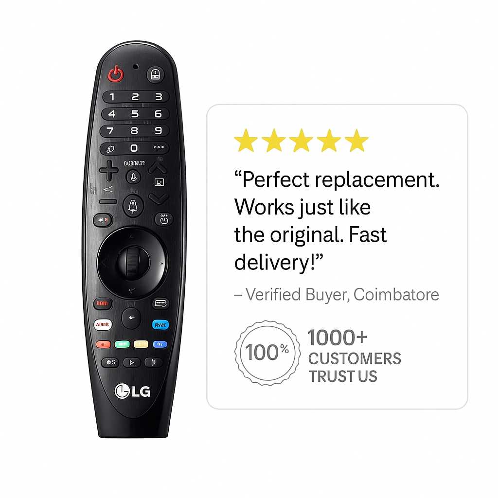 LG Magic Remote Control Compatible – No Voice Sensor, No Pointer Function# - Image 6