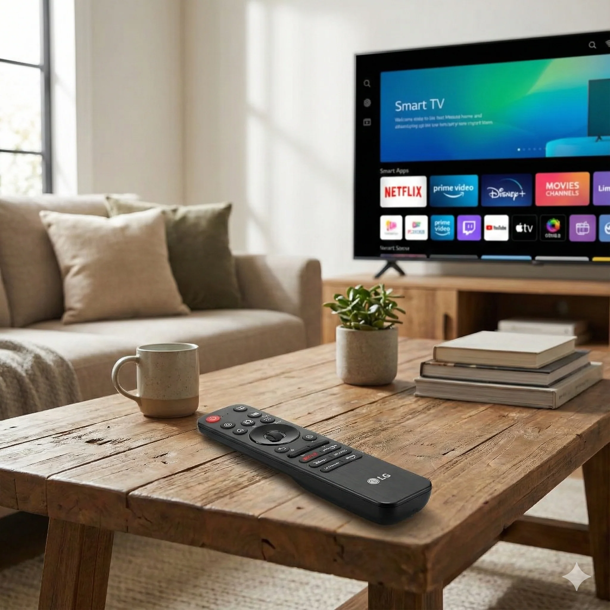 LG MRG-25 Magic Remote Control for LG Smart TV with Voice & OTT Buttons # - Image 3