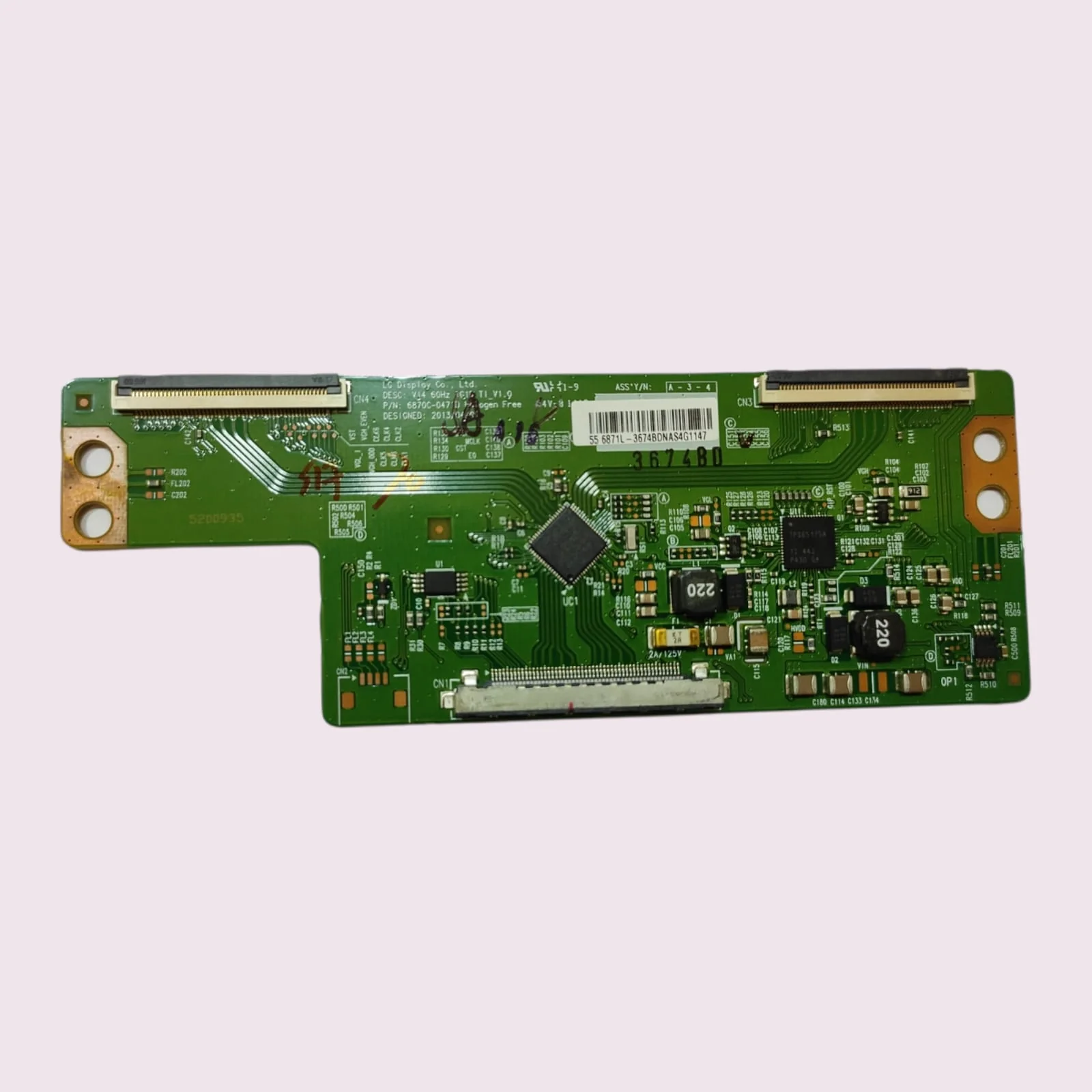 LG T-Con Board 6870C-04710B1 – Replacement Control Board for LED/LCD TVs # - Image 2