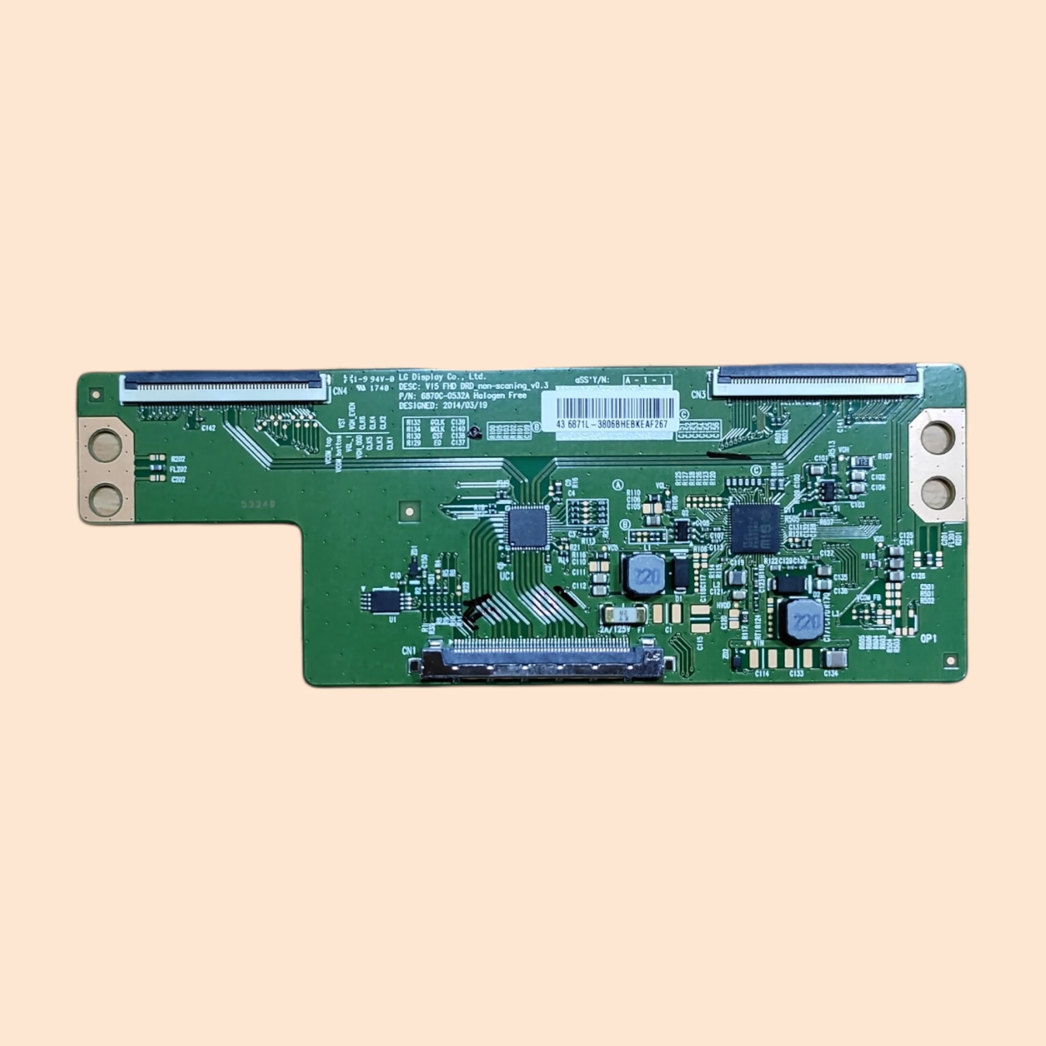 T-Con Logic Board 6870C-0532A – Compatible Replacement for LG TVs #