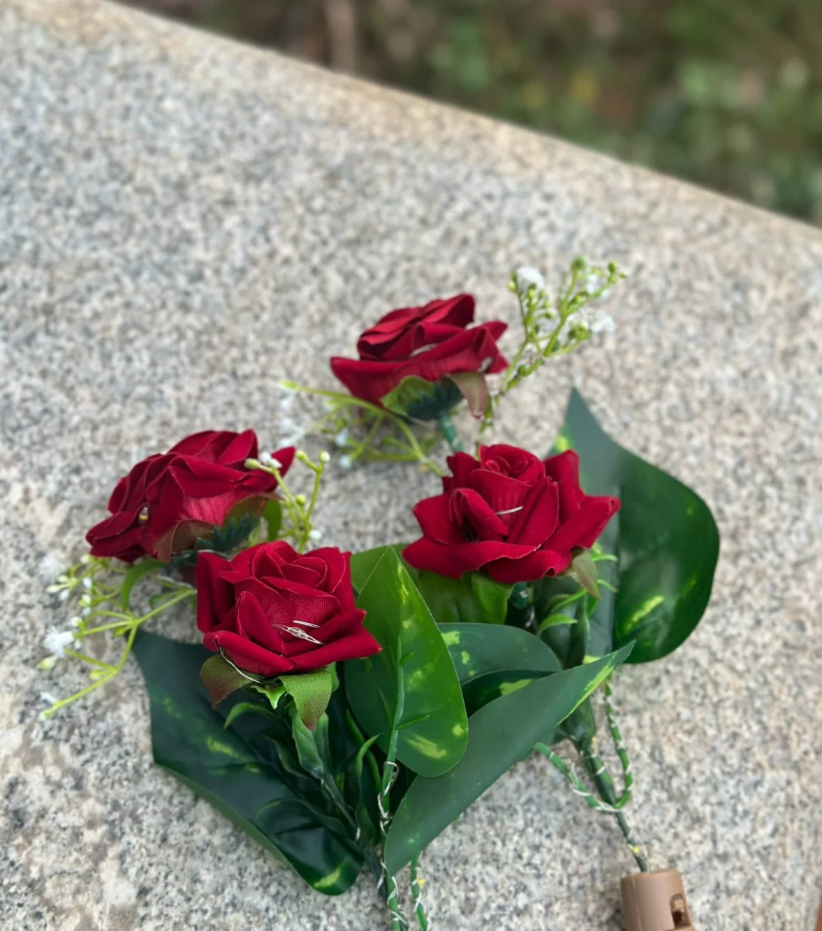 Lovely Double Rose Fairy With Lights Bouquet