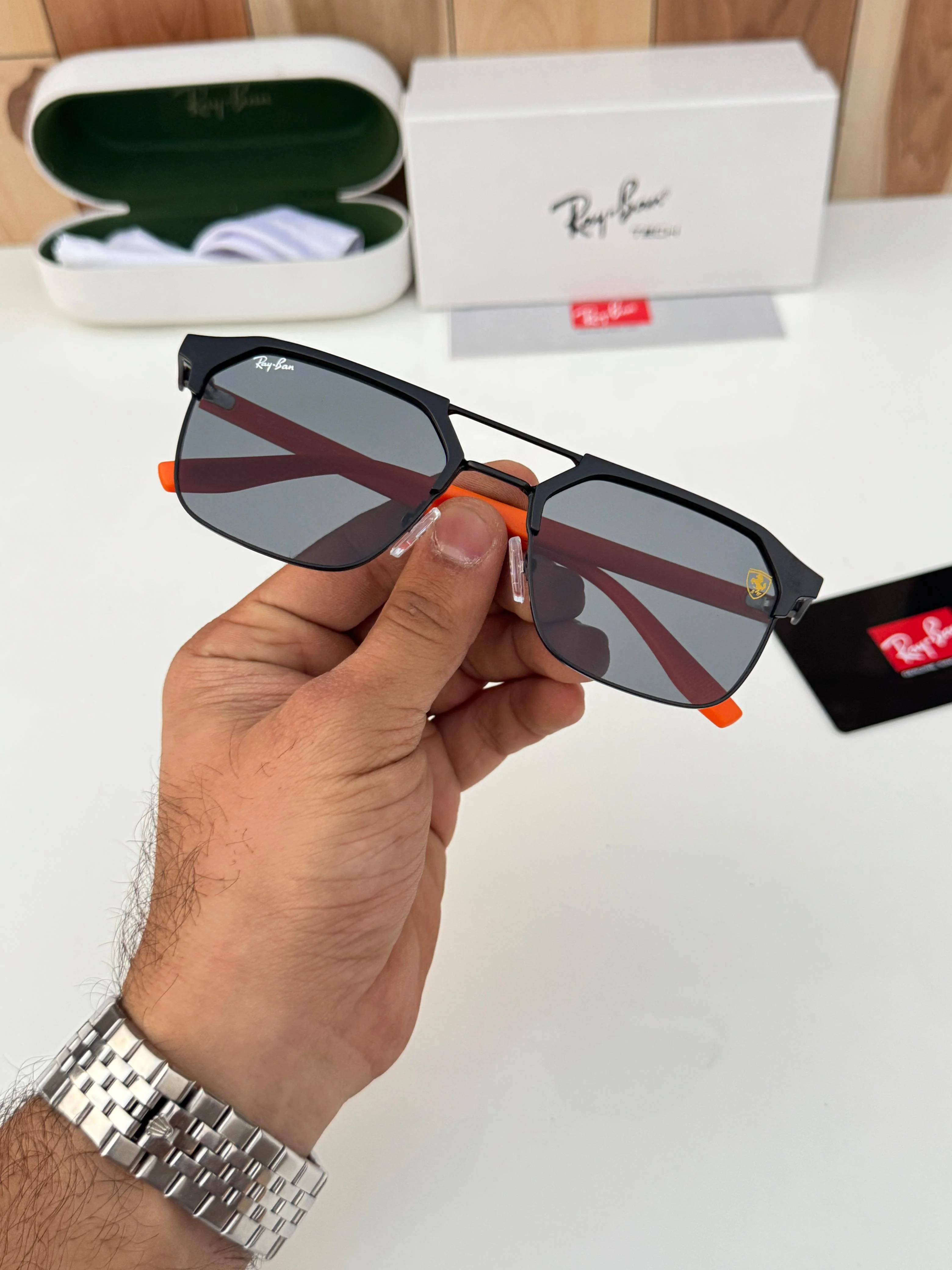 RAYBAN Premium Sunglass – UV Protected Stylish Frame - Image 3