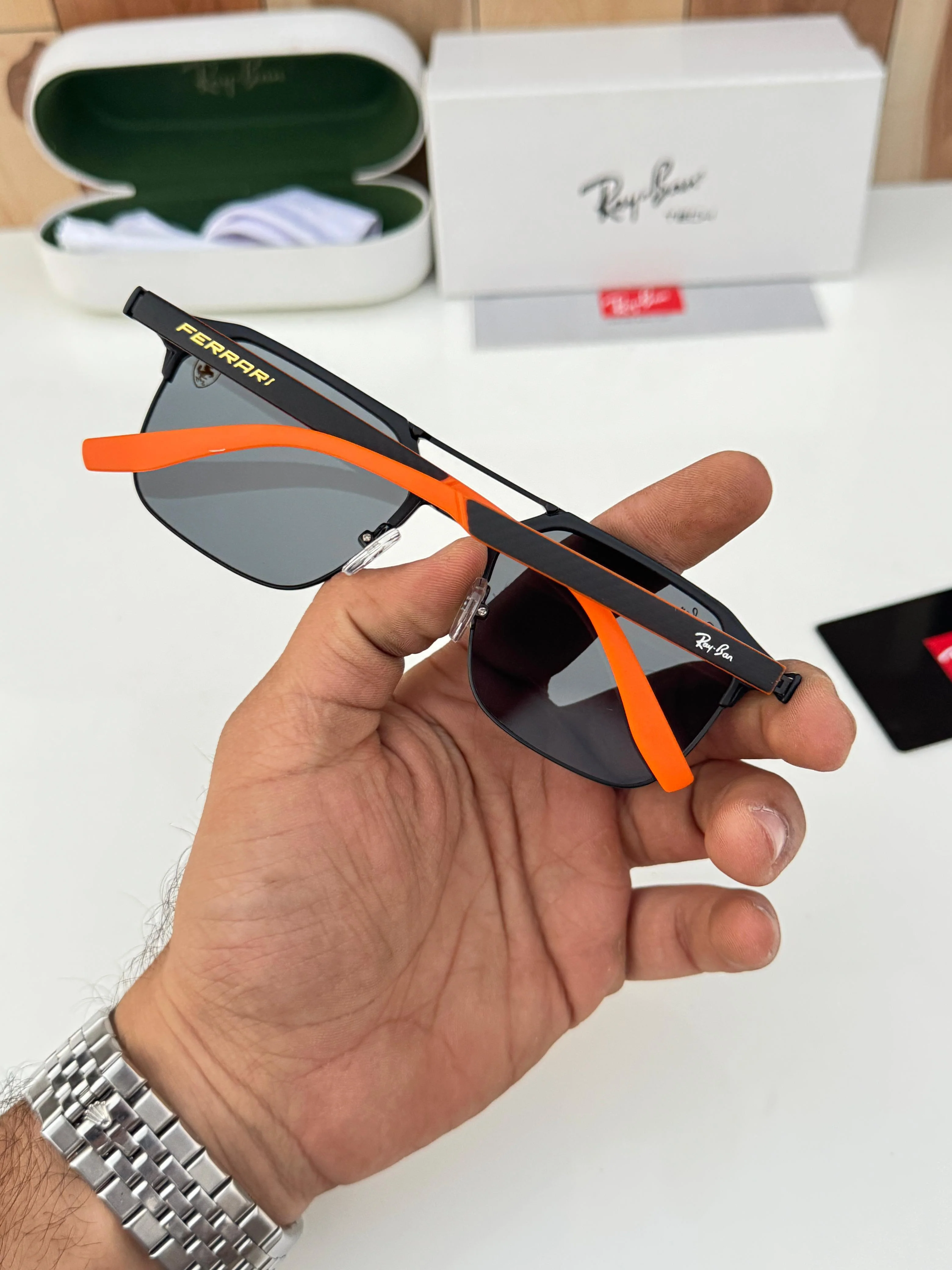 RAYBAN Premium Sunglass – UV Protected Stylish Frame - Image 4
