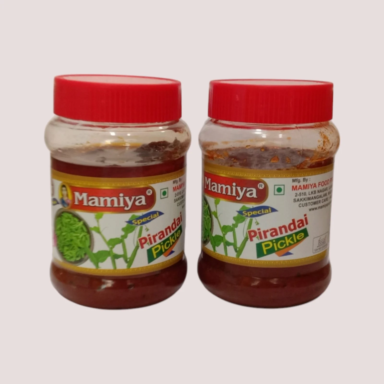Mamiya pickle combo of 2 Pirandai Pickle -200 g Each