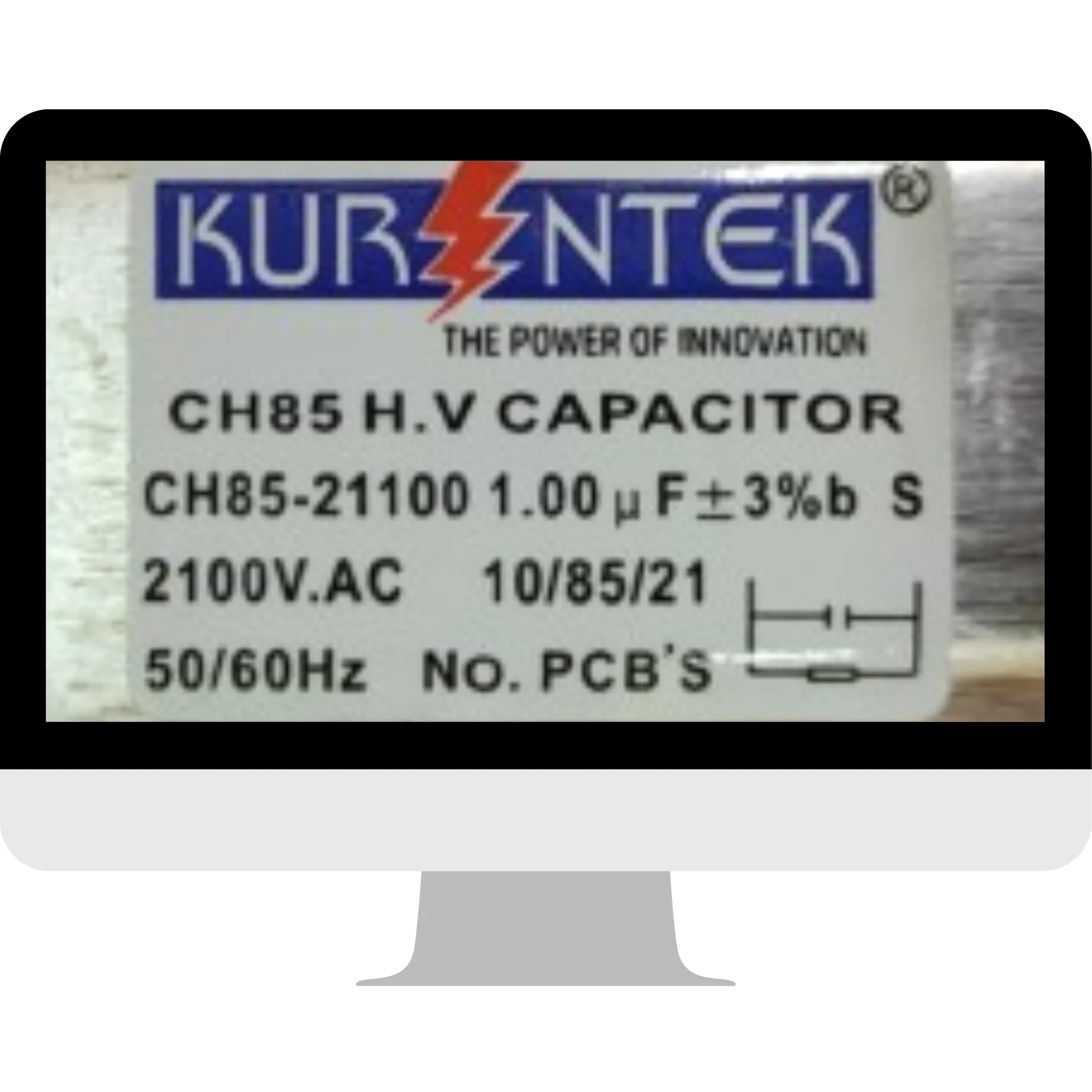 Microwave Oven Capacitor  1 mfd /2100 Volt - Image 3