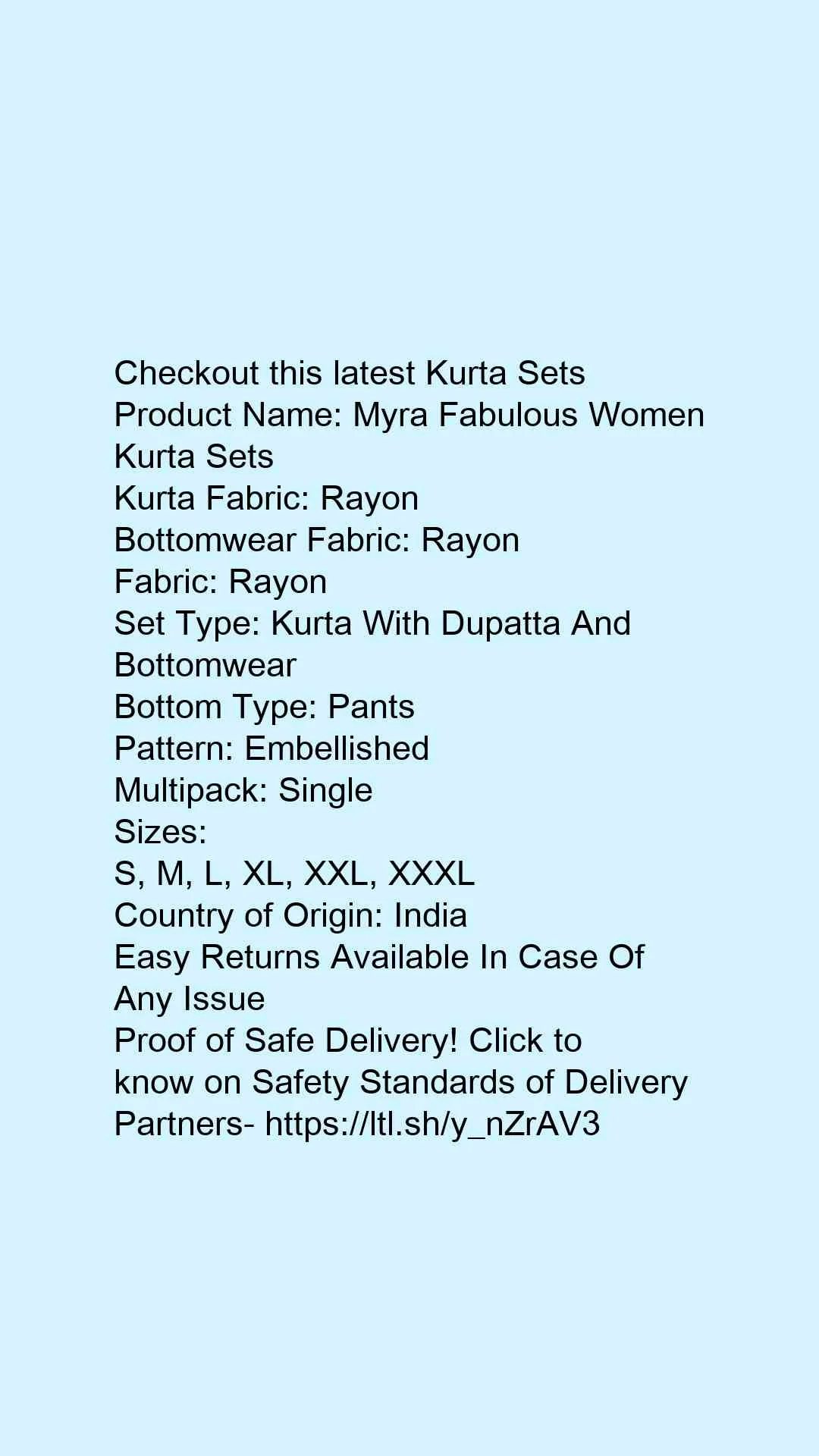 Myra Fabulous Women Kurta Sets - Image 2