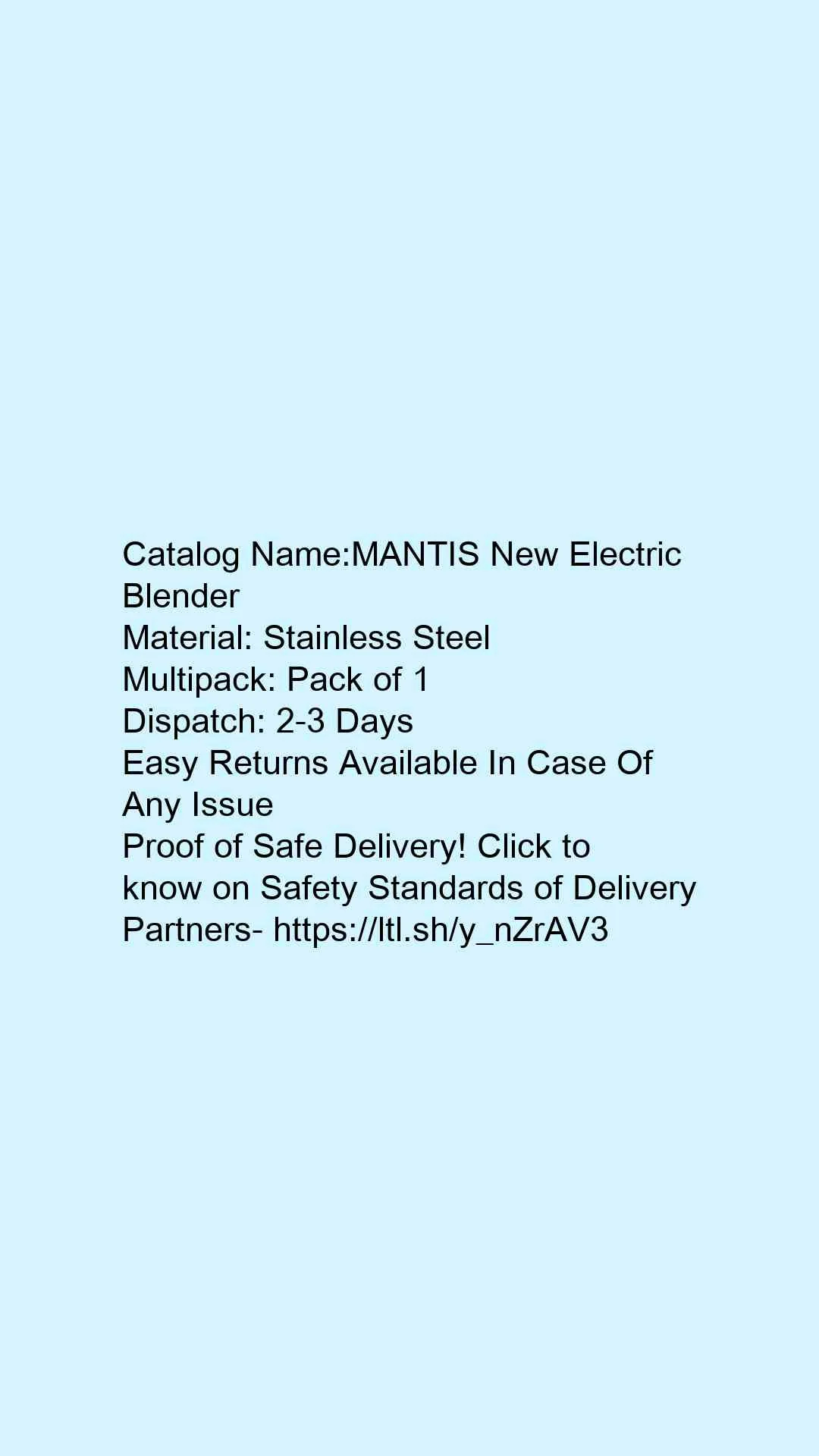 New Electric Blender - Image 2
