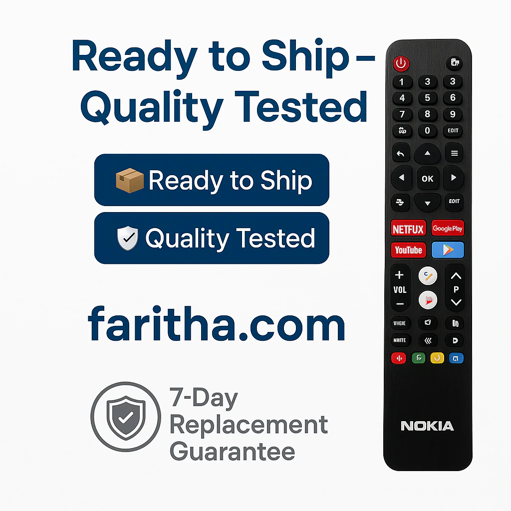 Nokia Smart LED TV Remote | Voice Control & Streaming Apps (Netflix, YouTube, Prime) ## - Image 5