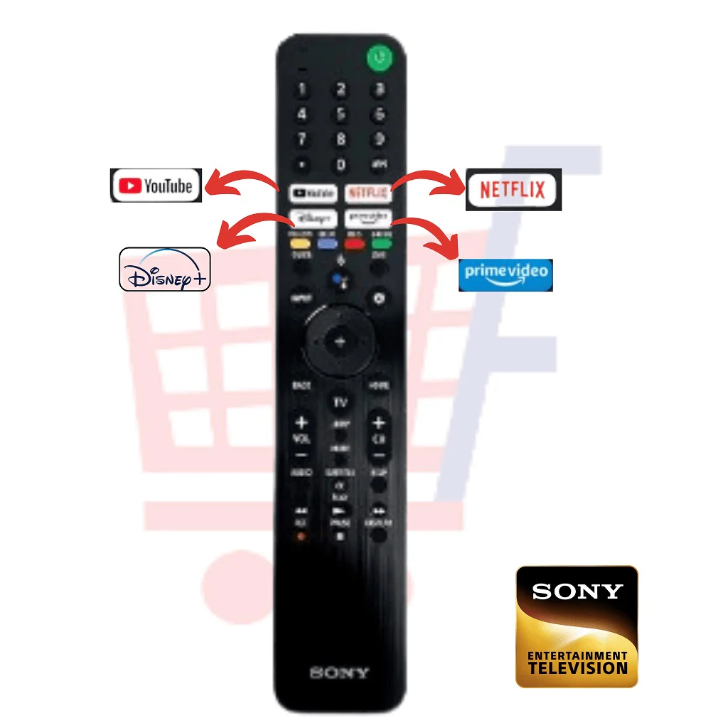 Original Sony Smart TV Remote Control – Google Voice, Netflix & Google Play Buttons##! - Image 9