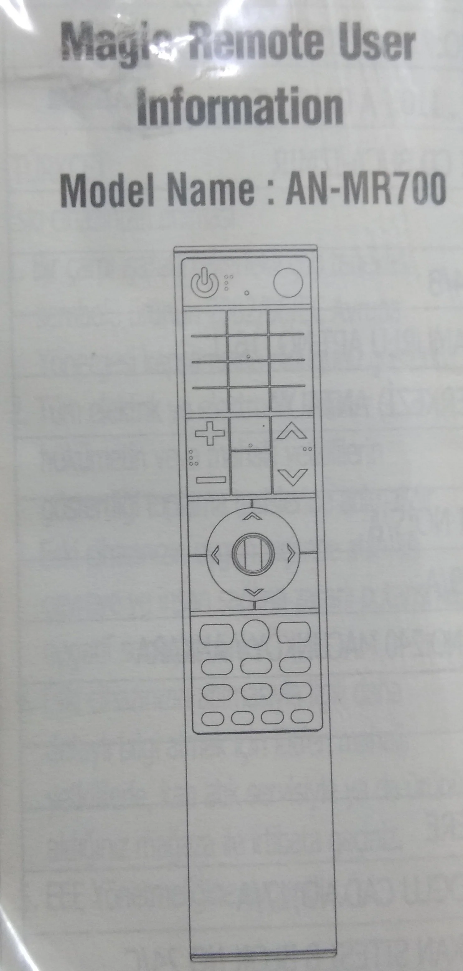 Original LG Magic Remote Control AN-MR600 & AN-MR700 – Genuine Replacement for Smart TVs# - Image 3
