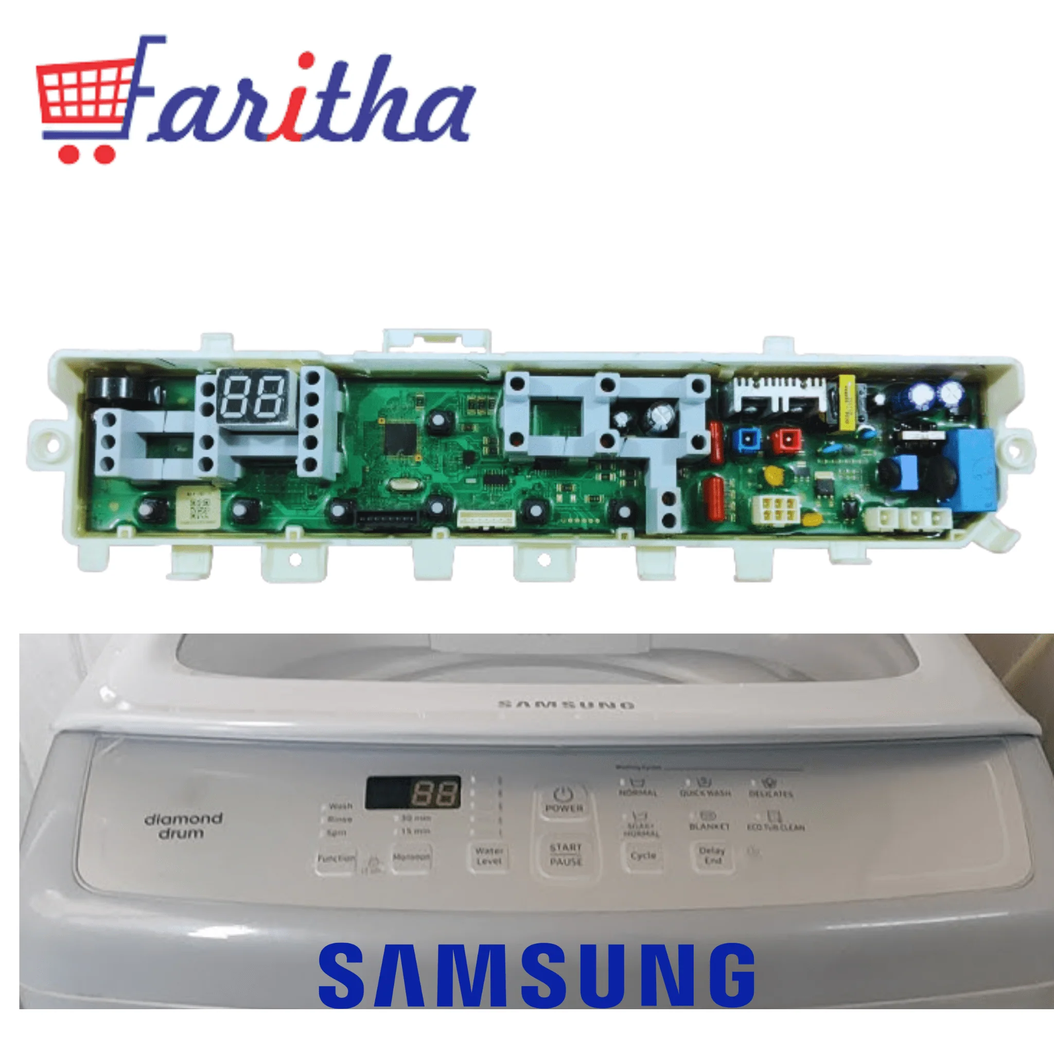 Samsung Original 7-Button Washing Machine Control Board – Compatible Replacement for Select Models # - Image 5