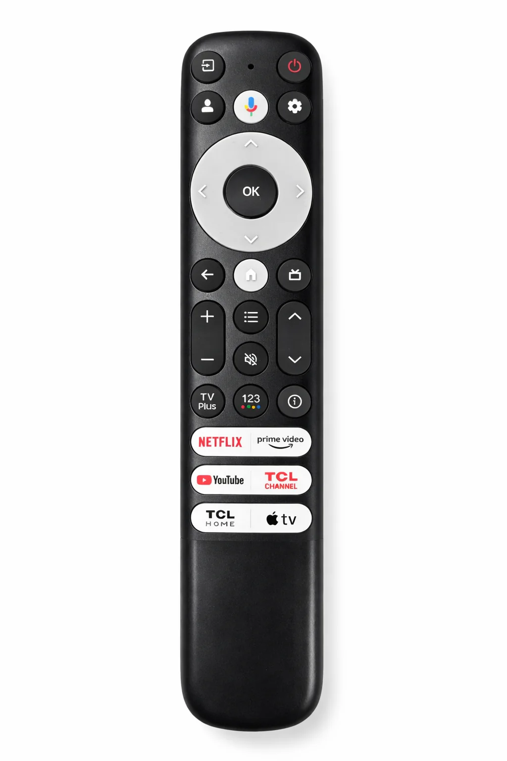 Original TCL Smart TV Voice Remote Control with Google Assistant | Netflix, Prime Video & YouTube Hotkeys - Image 4