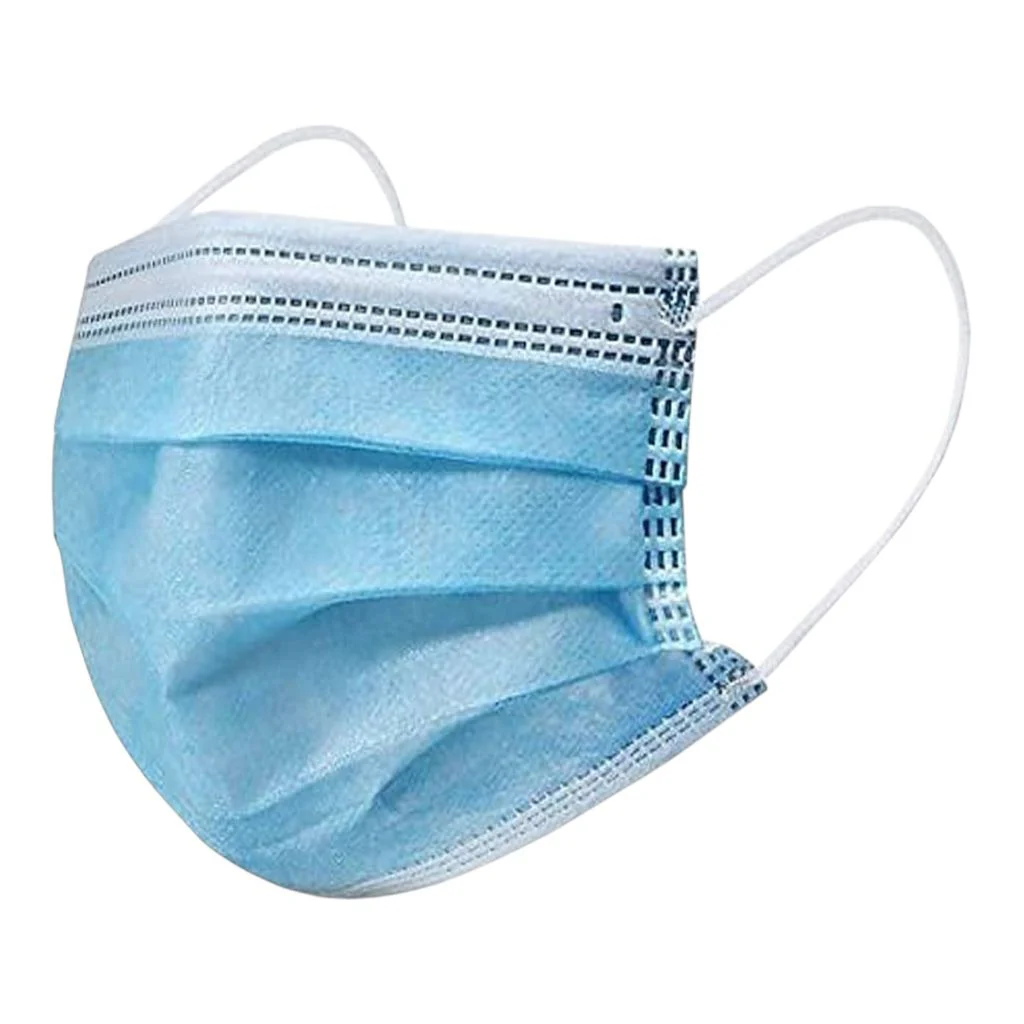 Pack of 100 Disposable 3-Ply Face Masks – Comfortable Earloops & Breathable Protection #