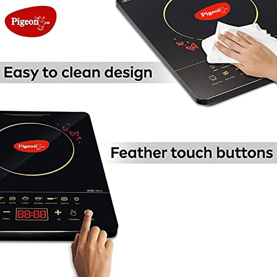 Pigeon Acer Plus 1800W Induction Cooktop with Touch Control & 8 Cooking Programs # - Image 4